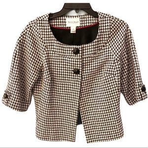 White House Black Market Houndstooth Jacket